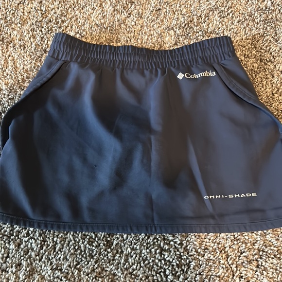 COLUMBIA Skort Youth Girls XXS Blue Drawstring Athletic - Picture 2 of 3